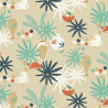 Printed Cotton POTERIE Natural / Vintage Multicolored